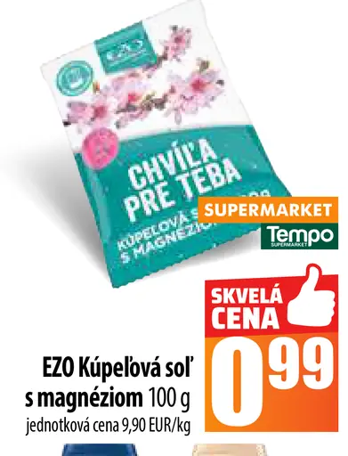 EZO Kúpeľová soľ s magnéziom