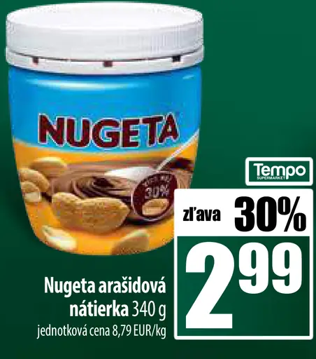 Nugeta Arašidová nátierka