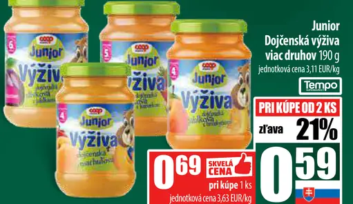 Junior Dojčenská výživa