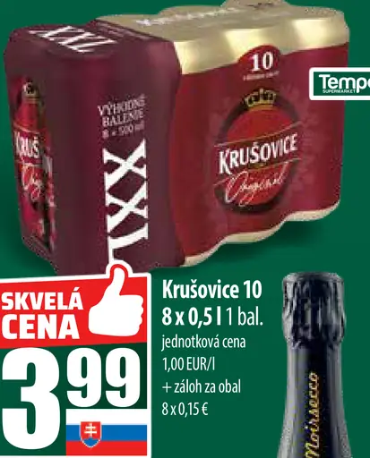 Krušovice plechovka