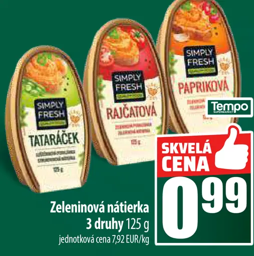 Simply Fresh Semfsmak Zeleninova Natierka