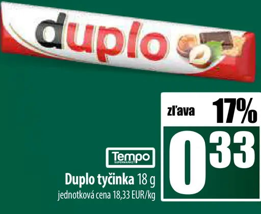 Duplo tyčinka