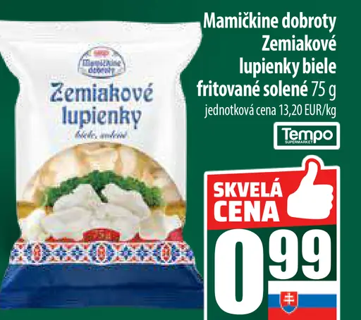 Mamčičkine dobroty Zemiakové lupienky