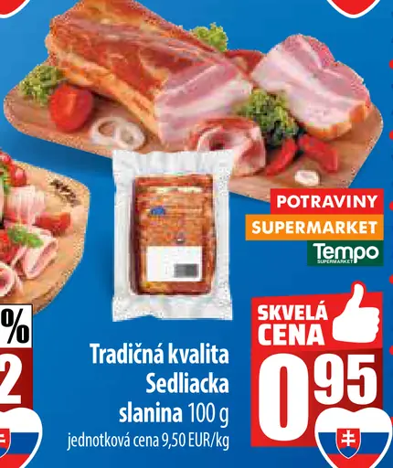 Tradičná kvalita Sedliacka slanina