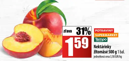 Nektaríny žltomäsé
