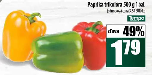 Paprika trikolóra