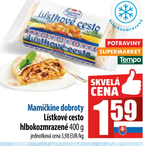 Maminkine dobroty Lískové cesto