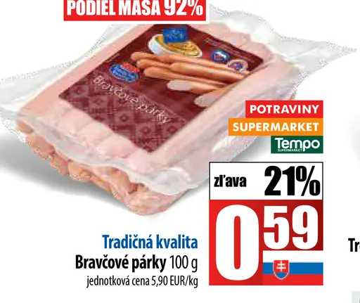 Radoma Bravčové párky
