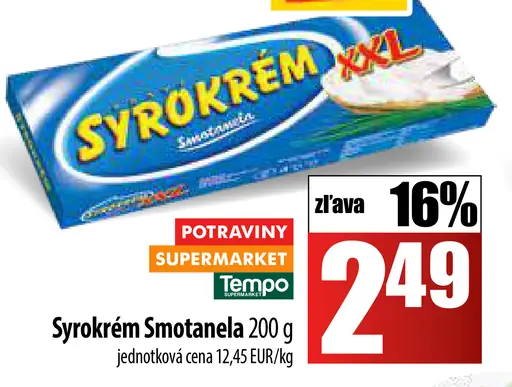 Syrokrém Smotanela