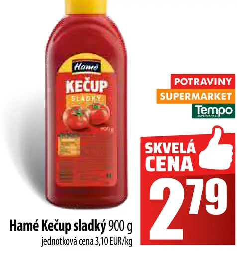 Kečup slabý Hamé