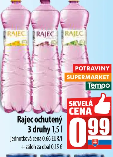 Rajec ochutený nápoj
