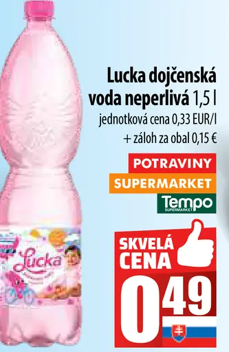Lucka dojčenská voda