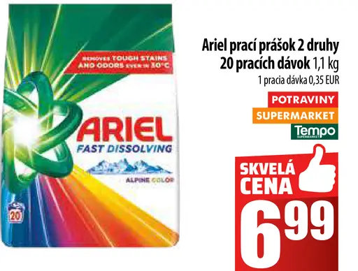 Ariel prací prášok