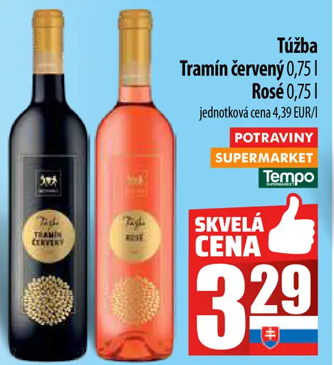 Túžba Tramin červený Rose