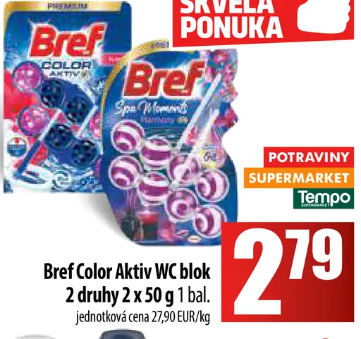 Bref WC blok Color Aktiv