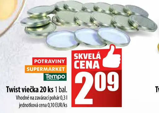 Twist viečka