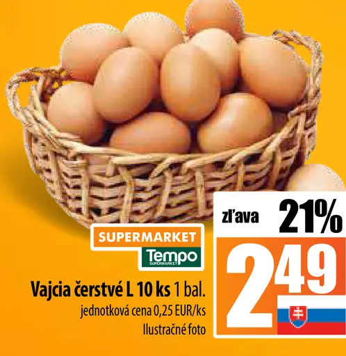 Čerstvé vajcia