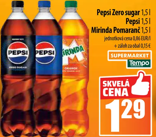 Pepsi Zero sugar, Pepsi