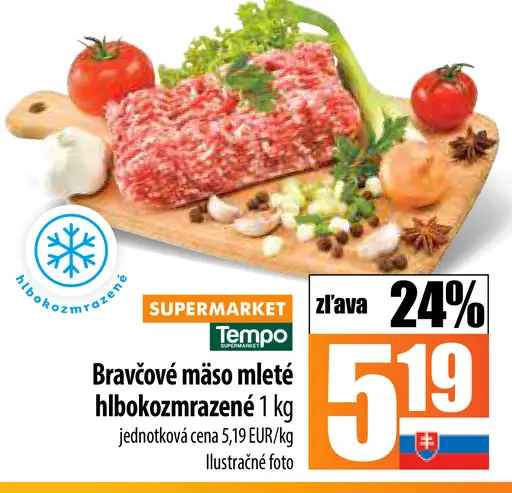 Bravčové mleté mäso