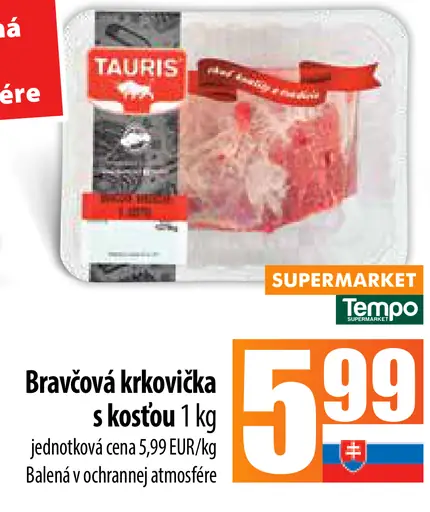 Bravčová krkovička s kosťou