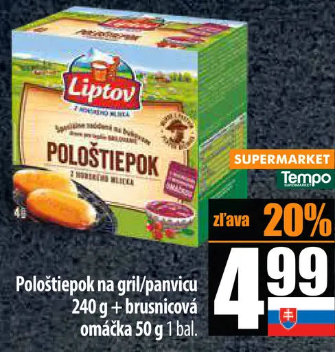 Liptov Polotiepok na gril panvicu