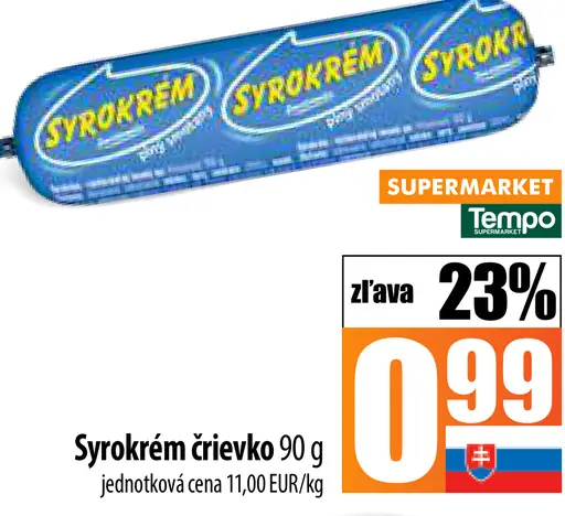 Syrokrem črievko