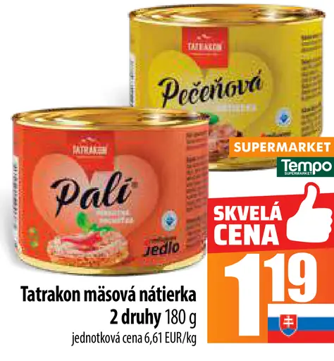 Tatranok mäsová nátierka