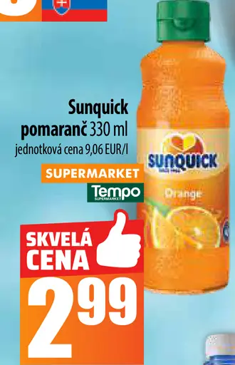 Sunquick pomarančový koncentrát