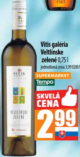 Vitis galéria Veltlínske zelené