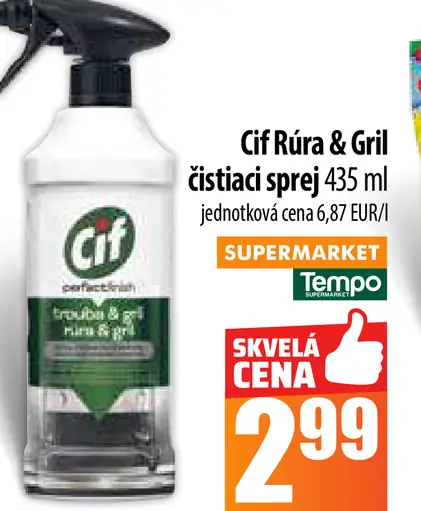 Cif Rúra & Gril čistiaci sprej