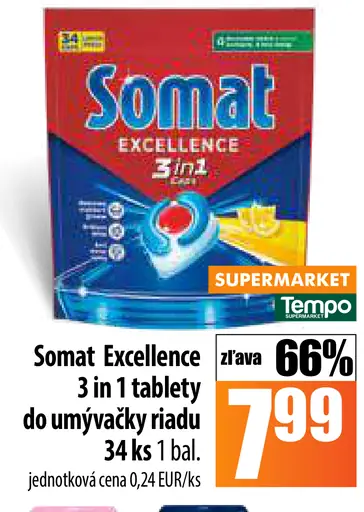 Somat Excellence 3 in 1 tablety