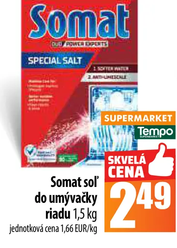 Somat Soľ do umývačky riadu