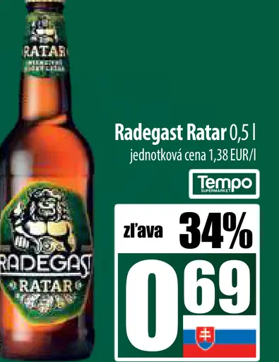 Radegast plechovka