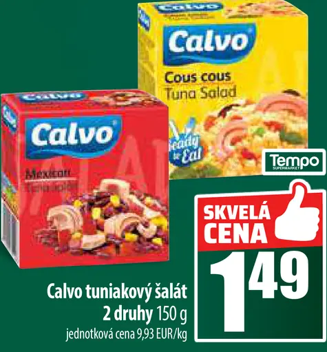 Calvo Tuniakový šalát