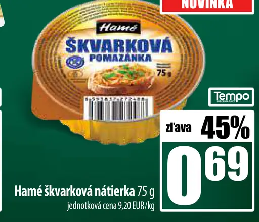 Hamé škvarková nátierka