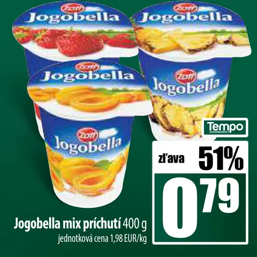Jogobella mix príchutí