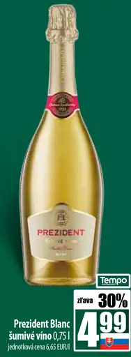 Prezident Blanc šumivé víno