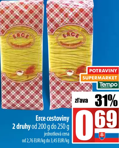 Erce cestoviny