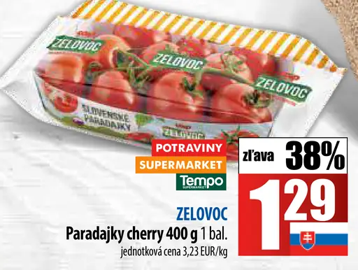 Cherry paradajky