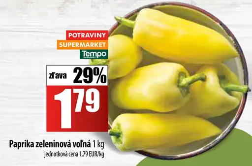 Paprika zeleninová