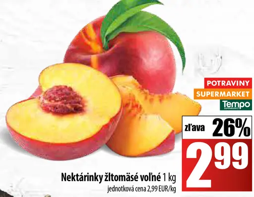 Nektárinky žltomasé