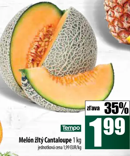 Melón žltý Cantaloupe voľný