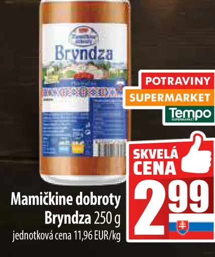Mamičkiné dobroty Bryndza