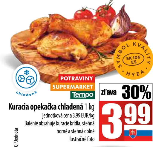 Kuracia opekáčka chladená