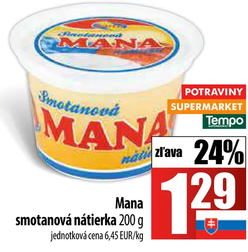 Mana Smotanová nátierka