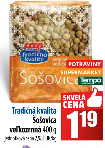 COOP Šošovica veľkozrnná