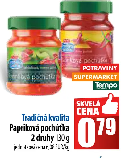 Tradičná kvalita Papriková pochúťka