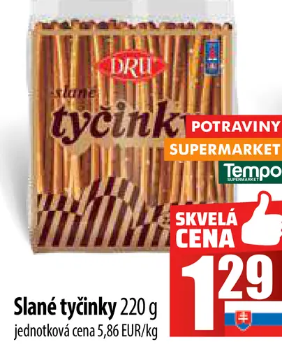 Dru slané tyčinky