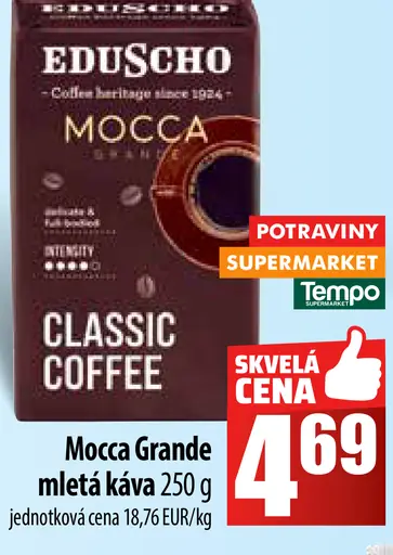 Eduscho Mocca Grande pražená mletá káva