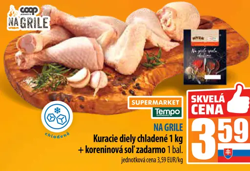 Kuracie diely na grile